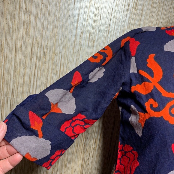 Bombay & Paisley Button Front Floral Shirtdress XSmall Womens - Picture 11 of 14